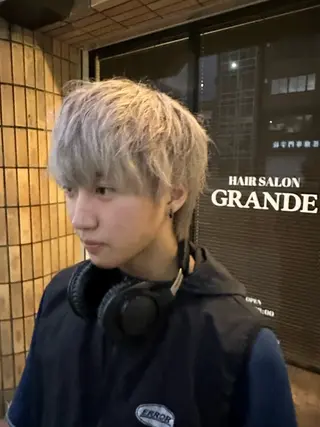 ショート カラー メンズ ハヤシカズキ/カラー ✂/メンズパーマのヘアスタイル