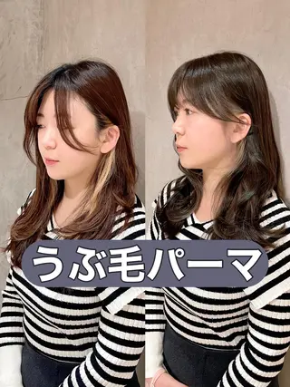 セミロング 🌹ハッシュカット、 レイヤー韓国ヘア🌹のヘアスタイル