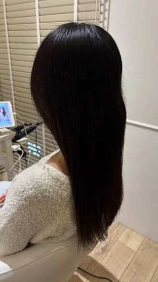 ミディアム カラー ♣️似合わせカット 艶髪カラーYUUGAのヘアスタイル