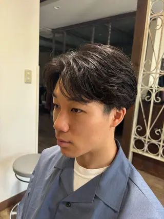 ショート パーマ メンズパーマ/ レイヤー/大野真央のヘアスタイル