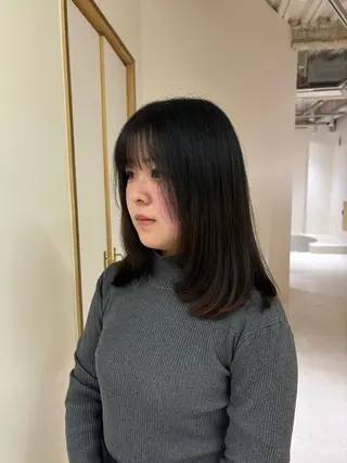 ミディアム Neelu citron所属・田中 樹奈のヘアスタイル