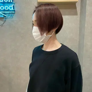 ショート カラー はちすか るかのヘアスタイル