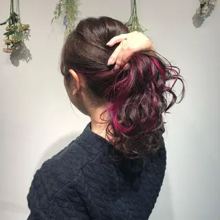 ロング カラー 韓国風ヘア♡ runaのヘアスタイル
