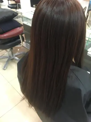 ロング カラー 斎藤 みくのヘアスタイル