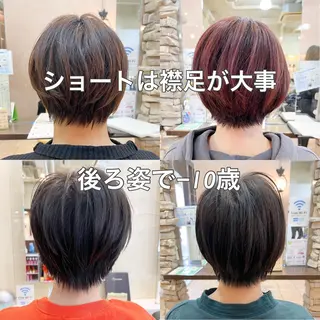 ショート 地毛風ストレート ⚡️下ノ村柊斗⚡️のヘアスタイル