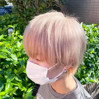 ショート カラー メンズ 【バレイヤージュ】 🔥メンズRYUTAのヘアスタイル