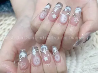 ロング DIAMOND 💦のネイルデザイン