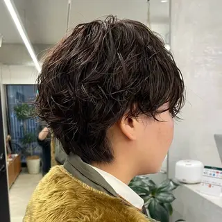 ショート パーマ 【メンズ特化】 イマダナツミのヘアスタイル