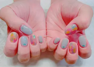 ネイル ネイルPetit Ribbonのネイルデザイン