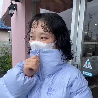 ショート パーマ ヘアアレンジ ベージュ/透明感/ 桃子🎀のヘアスタイル