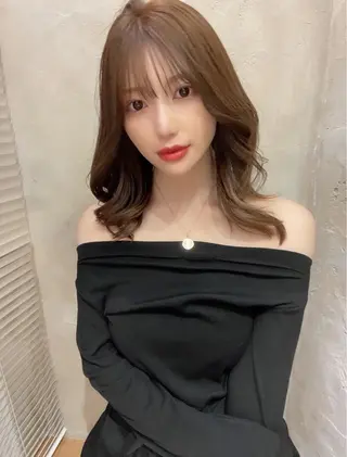 セミロング モテ髪🤍こなれヘア 藤山裕大のヘアスタイル