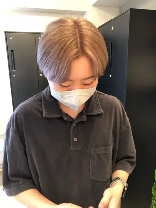 ショート 🌿艶ハイトーン/ 似合わせヘア/ショウのヘアスタイル