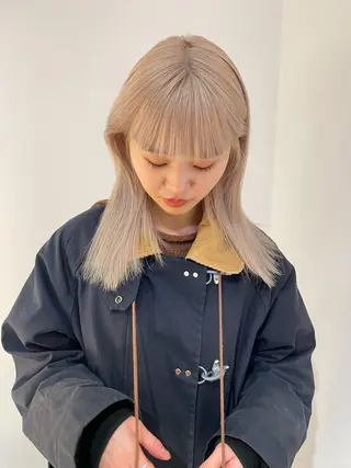 セミロング カラー ボブ特化✨ 松本竜之介のヘアスタイル