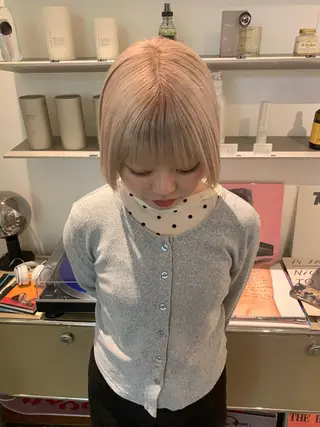 カラー Ravo所属・キラ/ハイトーン/ 福岡美容室のヘアスタイル