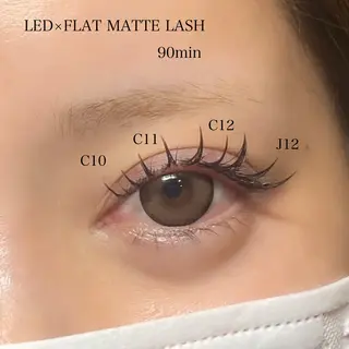 マツエク・マツパ Veil chihiroのマツエク・マツパデザイン