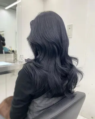 ロング カラー 大人っぽ韓国レディ レイヤー🤍渋谷のヘアスタイル