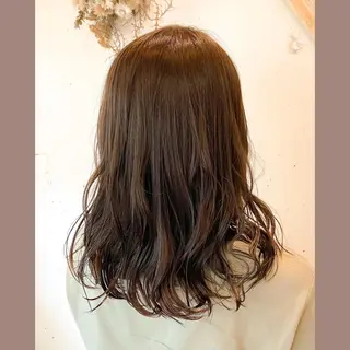 セミロング 𓅰なかがわ ふみな𓅯のヘアスタイル