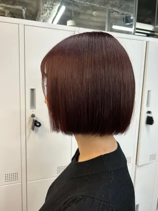 ショート 女性らしいモテヘア 韓国ヘアhikariのヘアスタイル