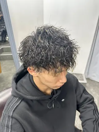 パーマ メンズ 梅田/全パーマ特化/ ケアパーマ特化/秋本のヘアスタイル