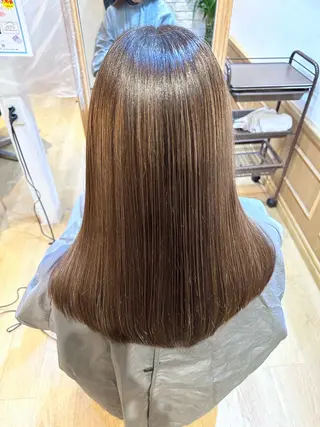 セミロング ✨シルクストレート✨ 美髪髪質改善Yukiのヘアスタイル