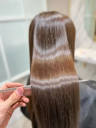 セミロング 💎エクステ専門店 BIZE梅田🇰🇷のヘアスタイル