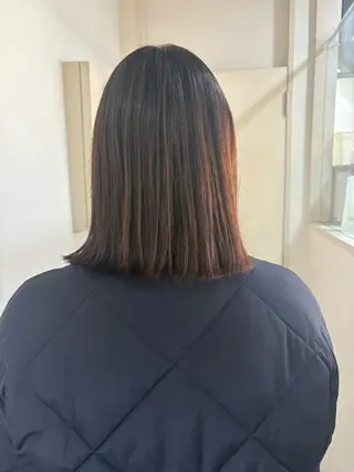 ミディアム カラー ヘアラボアズール所属・染谷 鈴のヘアスタイル