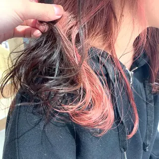 セミロング カラー ボブ/暖色/デザイン KOYUKI⛄️のヘアスタイル