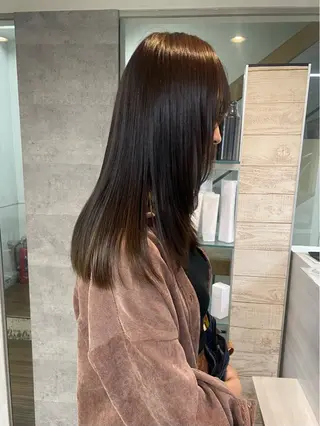 セミロング yukiho / 梅田美容室/レイヤーのヘアスタイル