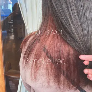 セミロング カラー 𓅰なかがわ ふみな𓅯のヘアスタイル