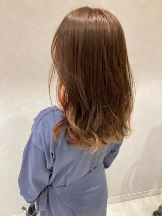 カラー nono/パーマ /顔まわりカット🐈のヘアスタイル