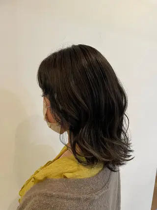 セミロング 守川 七海のヘアスタイル