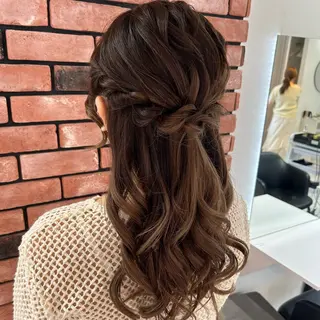 ロング ヘアアレンジ ヒナリ/まつ毛パーマ 無料モデル募集中☆彡のマツエク・マツパデザイン