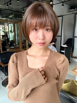 ショート カラー FERIA池田 田岡啓佑のヘアスタイル
