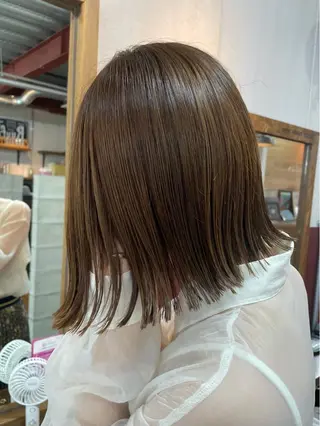 ショート パーソナルカラー 藤本夢のヘアスタイル