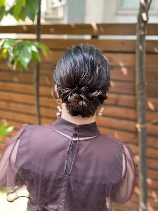 ヘアアレンジ 似合わせヘアメイク 💐オダギリチアキのヘアスタイル