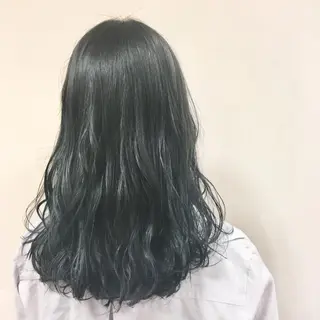 セミロング カラー ヘアアレンジ 【Sweep】おじま のぞみのヘアスタイル