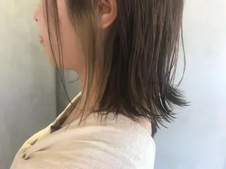 ミディアム カラー ヘアアレンジ stylist/蛯谷 珠里のヘアスタイル
