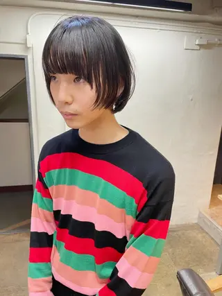 ショート ヘアアレンジ メンズ 丸山渉/パーマ エフェクトブリーチのヘアスタイル