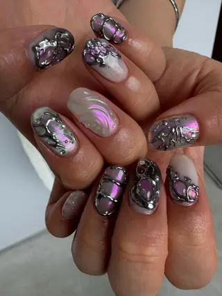 ネイル AOI✩⡱ y2kネイルのネイルデザイン