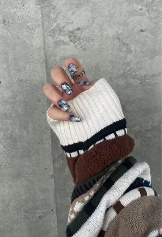 ロング 💜MIYA nail川崎店のネイルデザイン