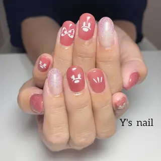 ネイル 手書きが得意🖌️ Y’s  nailのネイルデザイン
