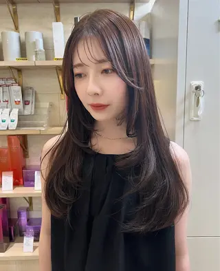 ロング 🎀zina/韓国 🎀amiのヘアスタイル