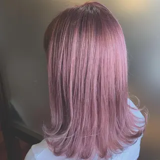 ミディアム カラー ブリーチ/アレンジ 天満/chihiroのヘアスタイル