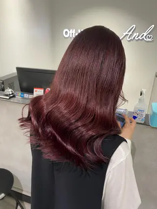 ロング カラー 韓国風モテヘア 🇰🇷aki♡のヘアスタイル