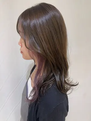 ロング カラー 髪質改善縮毛矯正 💎TOMOのヘアスタイル