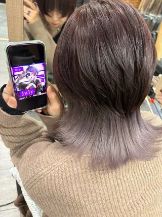 ミディアム 横浜lapis amaneのヘアスタイル