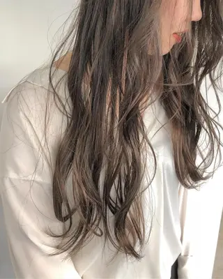 ロング カラー 透明感🎀LOREN エリコ🌈のヘアスタイル