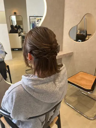 ヘアアレンジ 福島 果音のヘアスタイル