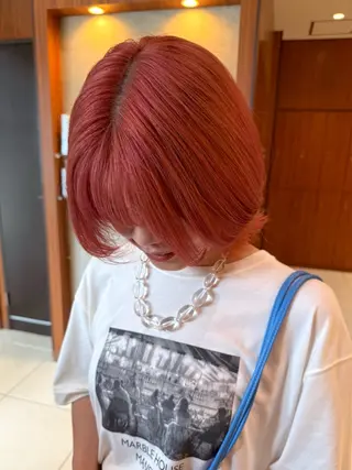 ミディアム カラー shiho/名駅💎 ケアカラー/ブリーチのヘアスタイル