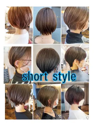 ショート カラー 萩原 尚基のヘアスタイル